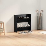  Ormar za cipele Crni hrast 60 x 18 x 60 cm Konstruirano drvo | shoptok.hr