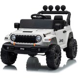 Jeep Rubicon DK-JWR558 24V White Battery-Powered Vehicle | Eponuda.com