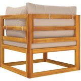  2-dijelni set vrtnih sofa s jastucima masivno bagremovo drvo Tupe | Shoptok.si