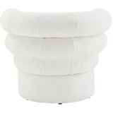 Livetastic FOTELJ, bela tekstil | Shoptok.si