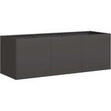 Maison Chic Cvetlični Lonec - Cvetlično korito Black 120x40x40 cm Hladno valjano jeklo, (21789390) | Shoptok.si