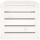  Kutija za pohranu bijela 109 x 36 5 x 33 cm od masivne borovine | shoptok.hr
