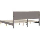  Krevetna konstrukcija Sivosmeđa 200 x 200 cm Tkanina | shoptok.hr