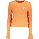 Calvin Klein WOMEN&#39;S LONG SLEEVE T-SHIRT ORANGE Cene
