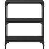 vidaXL Knjigovni omar Črni hrast 40 x 33 x 70.5 cm Konstruiran les | Shoptok.si