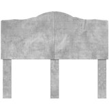  Uzglavlje s uzglavljem Betonski sivi 135 cm Konstruirano drvo | shoptok.hr