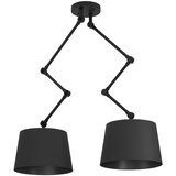 Eglo plafonska lampa PISTUNIO E27 2 grla crna 390113 Cene