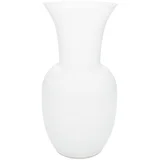 Bela steklena vaza (višina 26 cm) –