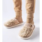 Gemre Beige insulated slippers Lakeland Cene