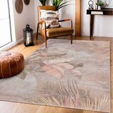 Mila Home bež pralna preproga 80x150 cm dusty leaves – | Shoptok.si