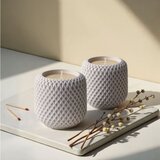  Set bele hasir sveća (2 komada) | Eponuda.com