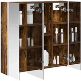 Kupaonski ormar s ogledalom Dimljeni hrast 73.5 x 15.5 x 70 cm | shoptok.hr