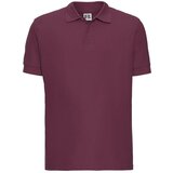 RUSSELL Men's burgundy cotton polo shirt Ultimate Cene