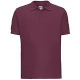 RUSSELL Men's burgundy cotton polo shirt Ultimate