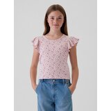 GAP Floral ribbed T-shirt - Girls Cene