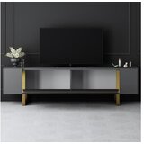 Hanah home TV komoda Yildiz, 180x50x30 cm, Antracit-Zlatne boje | Eponuda.ba