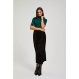 Marisse Velvet Skirt With A Slit | Shoptok.si