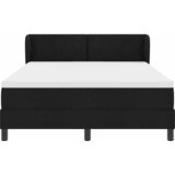  Krevet s opruga kutije s uzglavljem Crna 140 x 200 cm tkanina | shoptok.hr