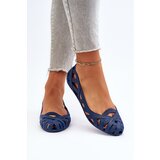 Boto Women's Rubber Ballerina Flats Navy Blue Salam | shoptok.hr
