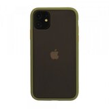 Nillkin Silikonski ovitek s trdim zadnjim delom za iPhone 12 in 12 Pro - zelen | Shoptok.si