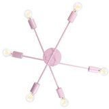  plafonski luster cambridge 6xE27/15W/230V ružičasta | Eponuda.com
