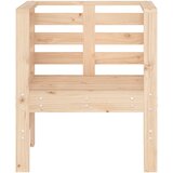  Vrtne stolice 2 kom 61,5 x 53 x 71 cm od masivne borovine | Eponuda.com