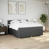  Okvir kreveta s oprugama i madrac svjetlosivi 180x200cm tkanina | shoptok.hr