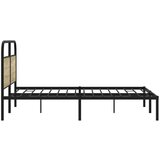  Posteljni okvir brez vzmetnice 150x200 cm sonoma hrast inž. les, (21611065) | Shoptok.si