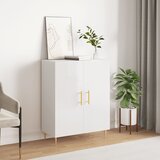 vidaXL Komoda sjajna bijela 69 5x34x90 cm od konstruiranog drva Cijene