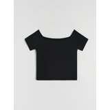 Sinsay Crop top s kratkim rukavima | shoptok.hr