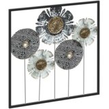Atmosphera zidna dekoracija Fiore, metal, 50 x 50 cm | shoptok.hr