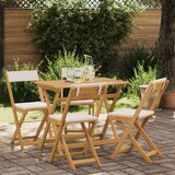  Vanjske bistro stolice 4 pcs Krem bijela 40 x 53 x 80 cm | shoptok.hr
