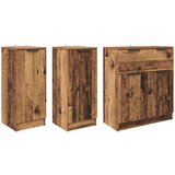  Kreveta s ladicama 3 pcs Staro drvo Konstruirano drvo | shoptok.hr