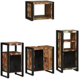  Set namještaja za kupaonicu 4 kom. Višebojno i crno | shoptok.hr