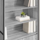  Visoki ormari Siva Sonoma 79 x 36 x 200 cm Konstruirano drvo | shoptok.hr