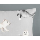 Good Morning Siva enojna flanelna otroška posteljnina 140x200 cm Cira – | Shoptok.si