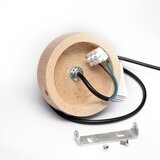  Visilica na sajli ALBA 1xE27/15W/230V Ø 45 cm crna/braon | Eponuda.com