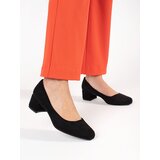 Sergio Leone Black suede pumps on a stiletto heel by | Shoptok.si