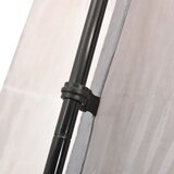 Šator za bazen od tkanine 500 x 433 x 250 cm sivi | shoptok.hr