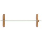 Kave Home Steklen sistem modularnih polic v naravni barvi 90x28x30,5 cm Sitra – Cene