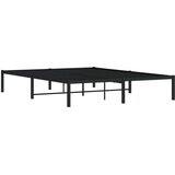 Metalni Kovinski posteljni okvir črn 150x200 cm | Shoptok.si
