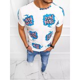 DStreet T-shirt męski z nadrukiem biały | shoptok.hr