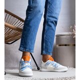 Gemre Gray sneakers blue laces Arcobaleno | Shoptok.si