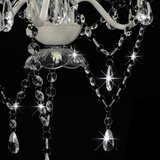  Luster s perlama bijeli okrugli 3 x E14 | shoptok.hr