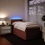 vidaXL Box spring krevet s madracem ružičasti 90x190 cm baršunasti | shoptok.hr