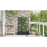 Vrtna saksija 2 pcs Crna 80 x 40 x 126 cm Plastika | shoptok.hr