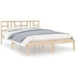  Posteljni okvir iz trdnega lesa 120x200 cm, (20644376) | Shoptok.si