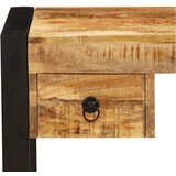  Radni stol s 2 ladice od masivnog drva manga 110 x 50 x 77 cm | shoptok.hr