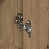  Stranska omara Set 2 Umetni hrast MDF, Iverna plošča Velik Bife | Shoptok.si