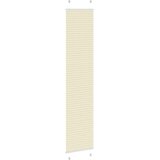  Plisirana zavjesa krem boje 45x200 cm Širina tkanine 44,4 cm Poliester | shoptok.hr